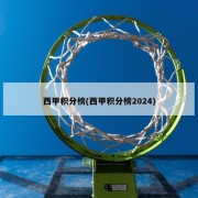 西甲积分榜(西甲积分榜2024)