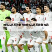 nba总冠军排行榜(nba总冠军排行榜最新)
