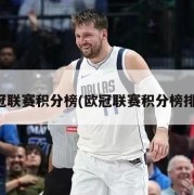 欧冠联赛积分榜(欧冠联赛积分榜排名)