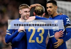 冬季奥运会项目(冬季奥运会项目有什么)