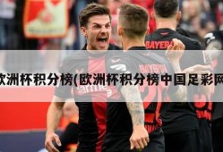 欧洲杯积分榜(欧洲杯积分榜中国足彩网)